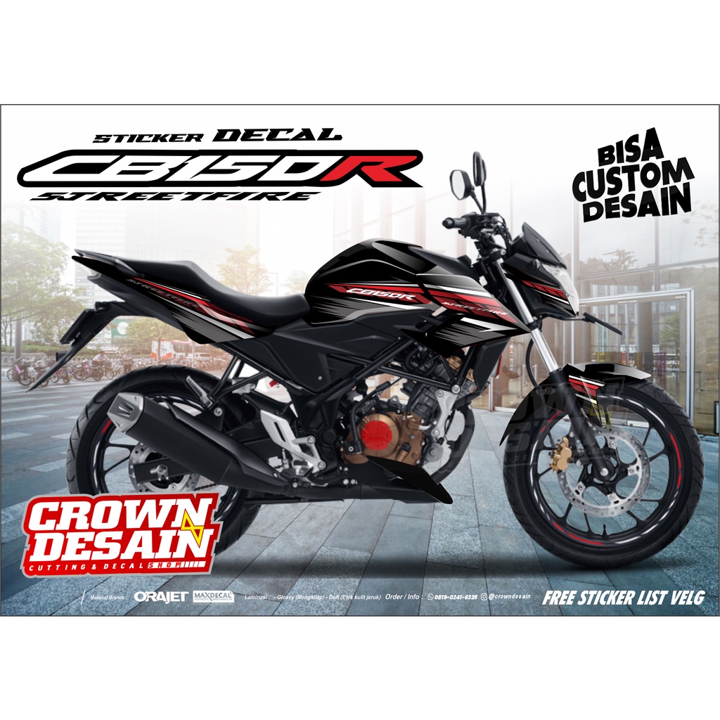 SRTIPING CB150R 201-2015 STIKER VARIASI - STRIPING CB150R OLD