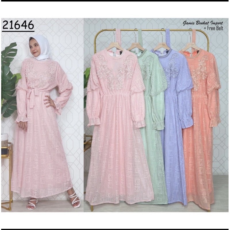 DRESS VNS BRUKAT PREMIUM LILAC