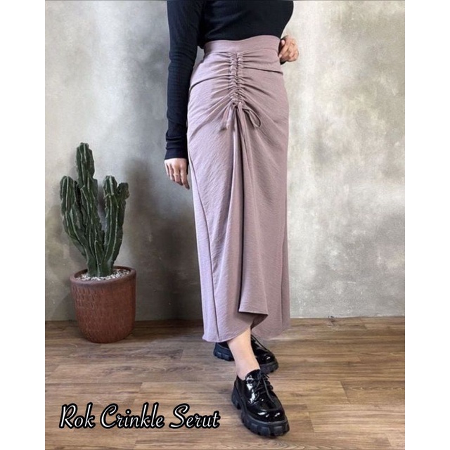 rok serut / rok crinkle / rok crinkle serut