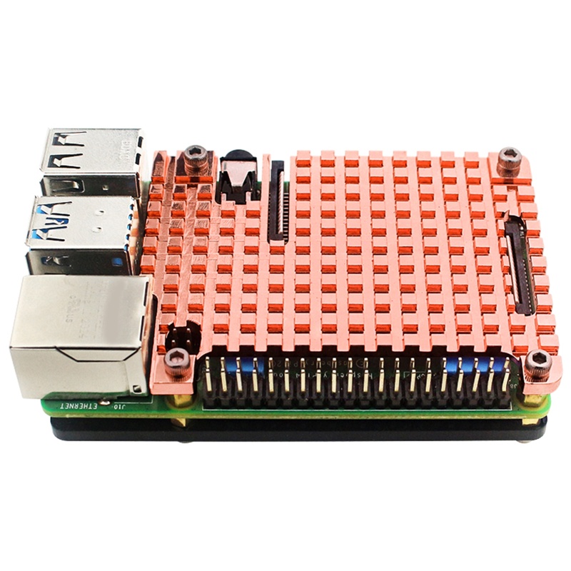 Btsg Wearproof Copper Heatsink Cooling Fan Thermal Pendingin Pembuangan Panas Untuk Raspberry Pi 4B