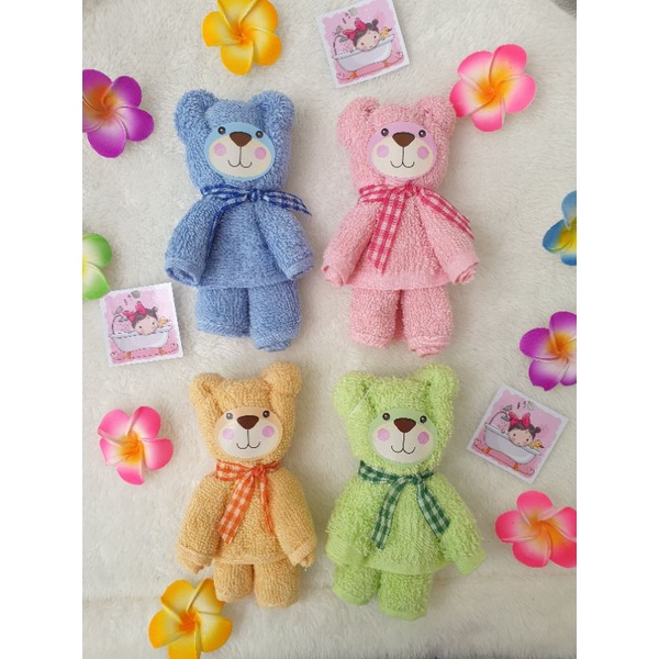 Handuk Beruang lucu, souvenir handuk, handuk lucu, hampers handuk