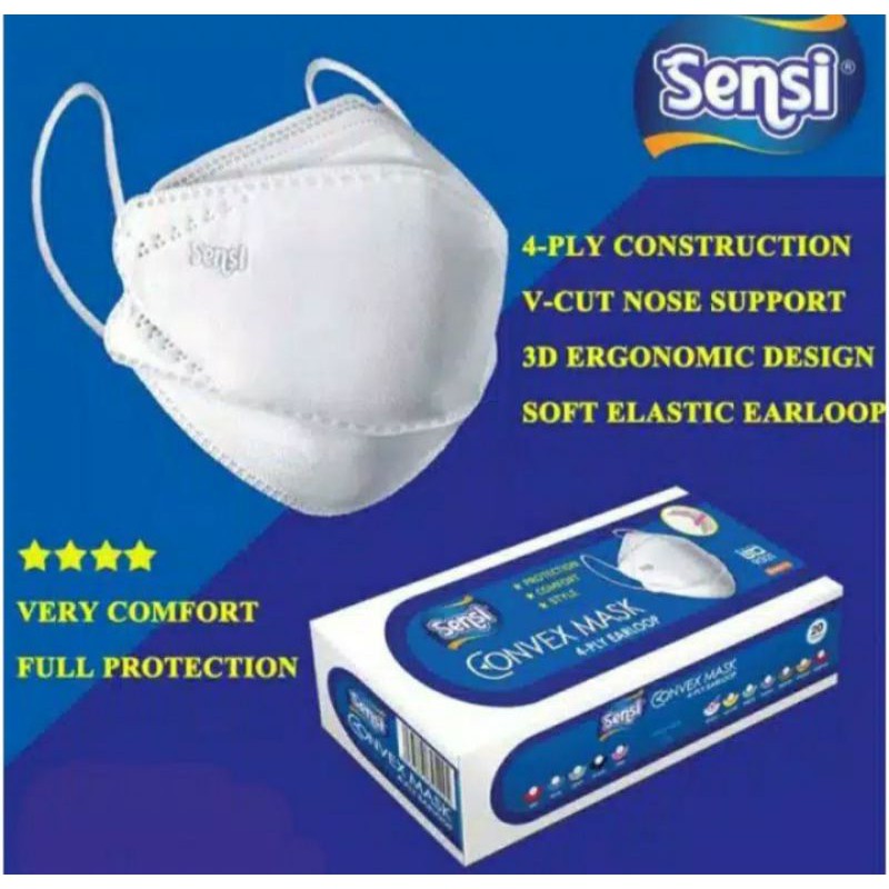 Masker Evo Sensi Convex 4 Ply kn 95