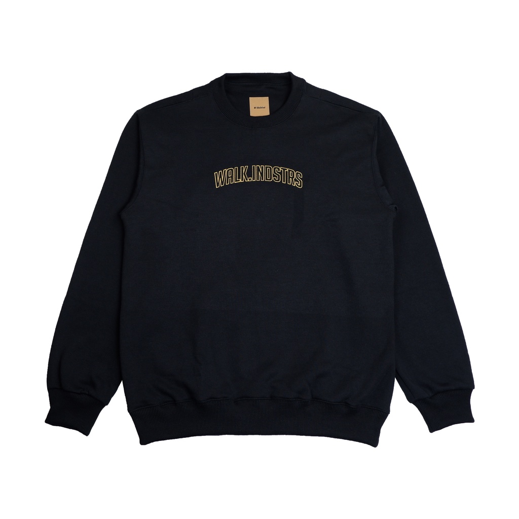 Walkind Sweater Crewneck Hitam WJK0262