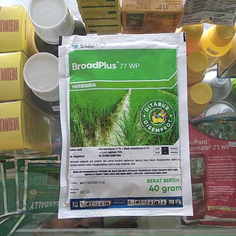 Broadplus 77 WP Herbisida Sistemik Untuk Padi Kemasan 40 Gram