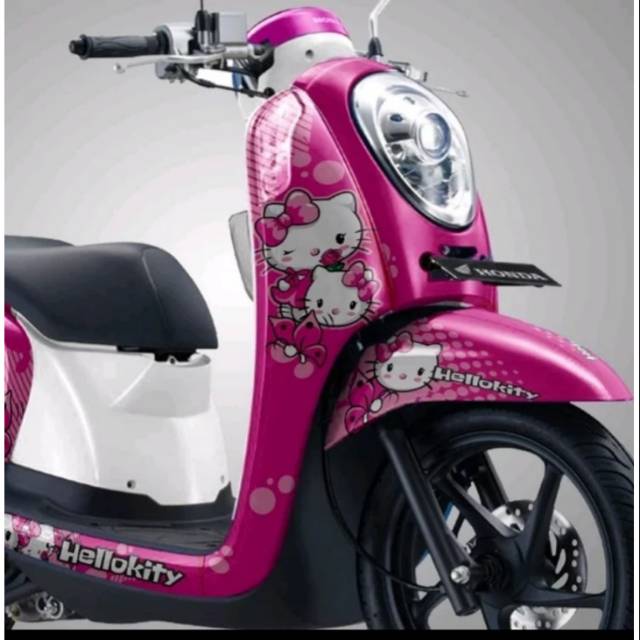 Decal sticker scoopy hello kitty