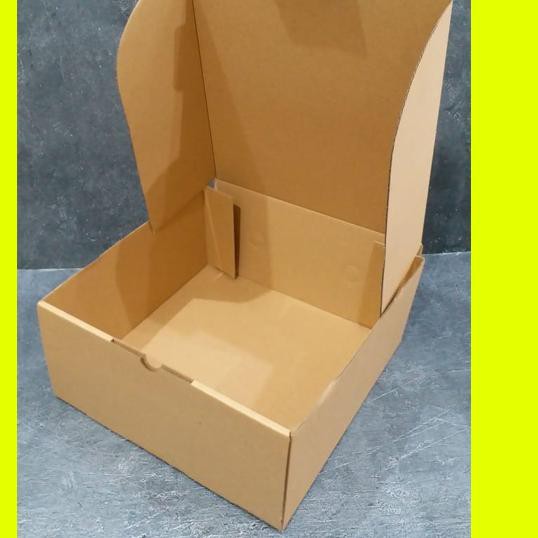 

✭ Dus Kue Coklat 25x25 x12 / 10 pc / Kardus Box 25 x 25 ▲