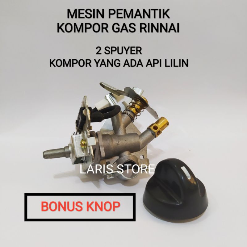 Mesin Pemantik api kompor gas Rinnai Double 2 Spuyer