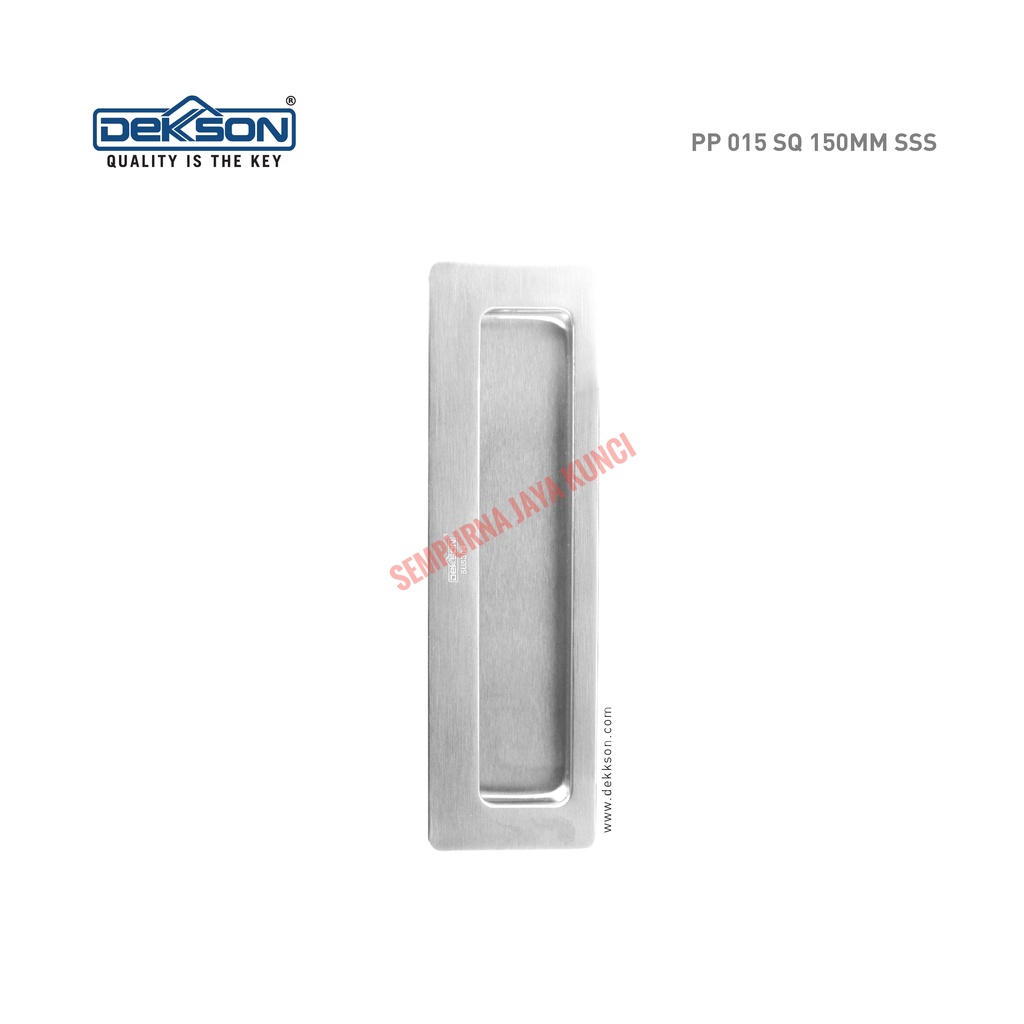 PULL PLATE DEKSON PP 015 SQ 150mm SSS Handle Tanam Kotak Sliding