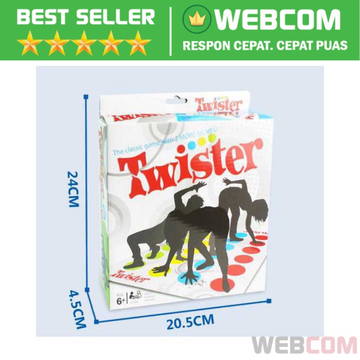 Board Game Twister / Twister Game / Permainan Twister Seru