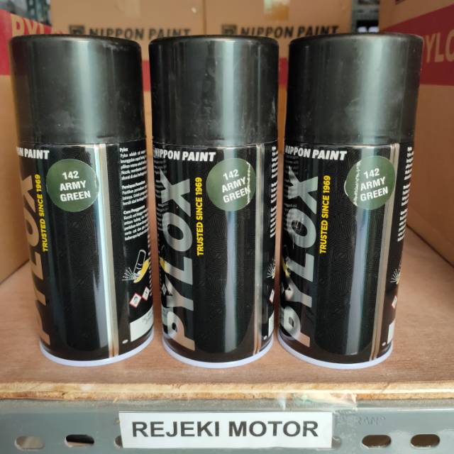 Cat Pylox 142 army green 300cc cat semprot
