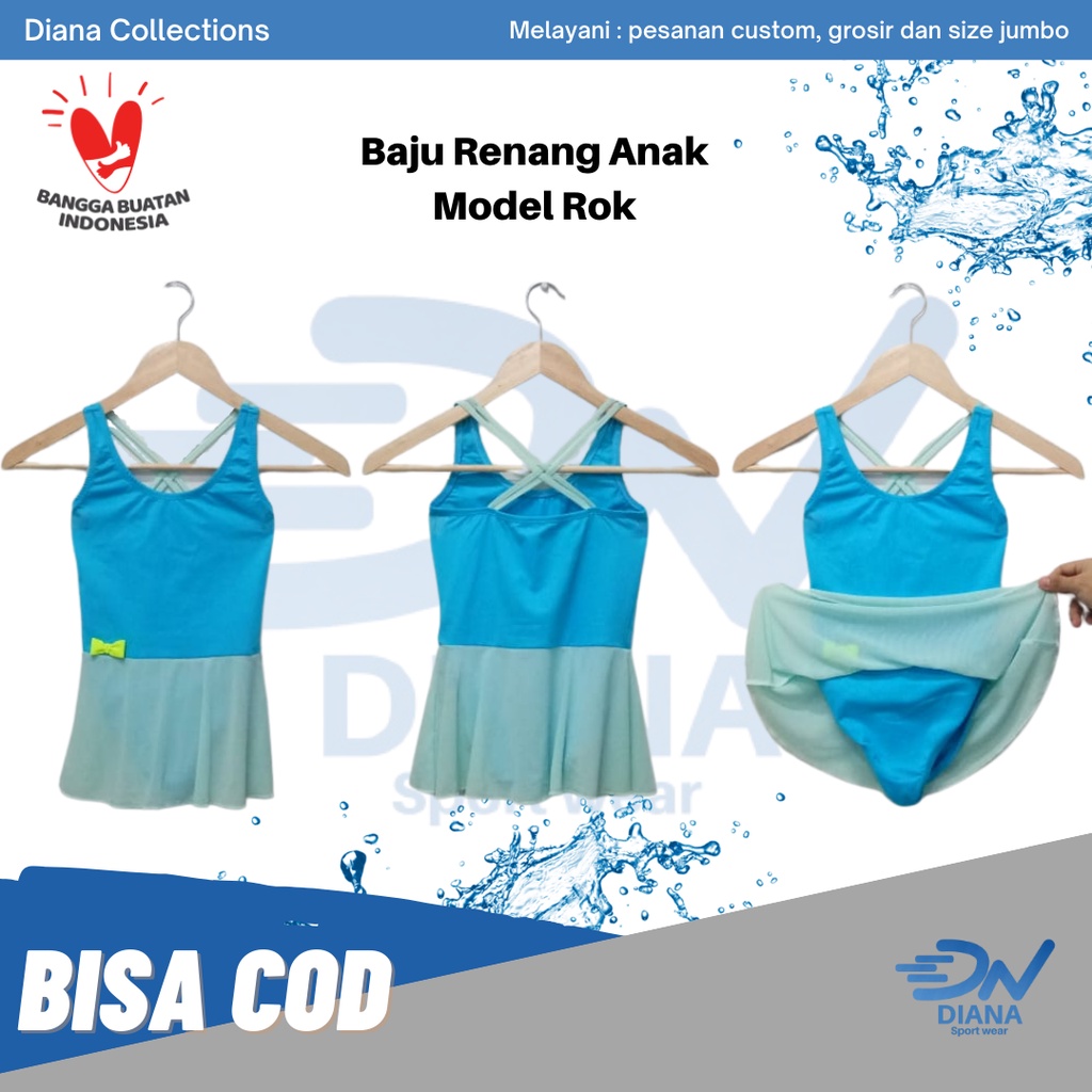baju renang anak model rok | baju renang anak motif | baju renang anak perempuan | baju renang anak