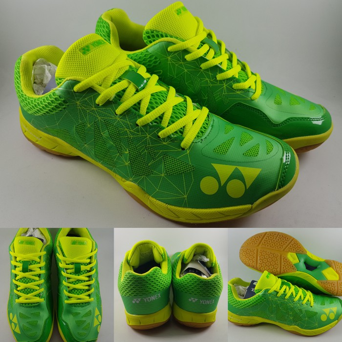 Sepatu Badminton Yonex Aerus 2 Lee Chong Wei Limited Green Volt Hijau