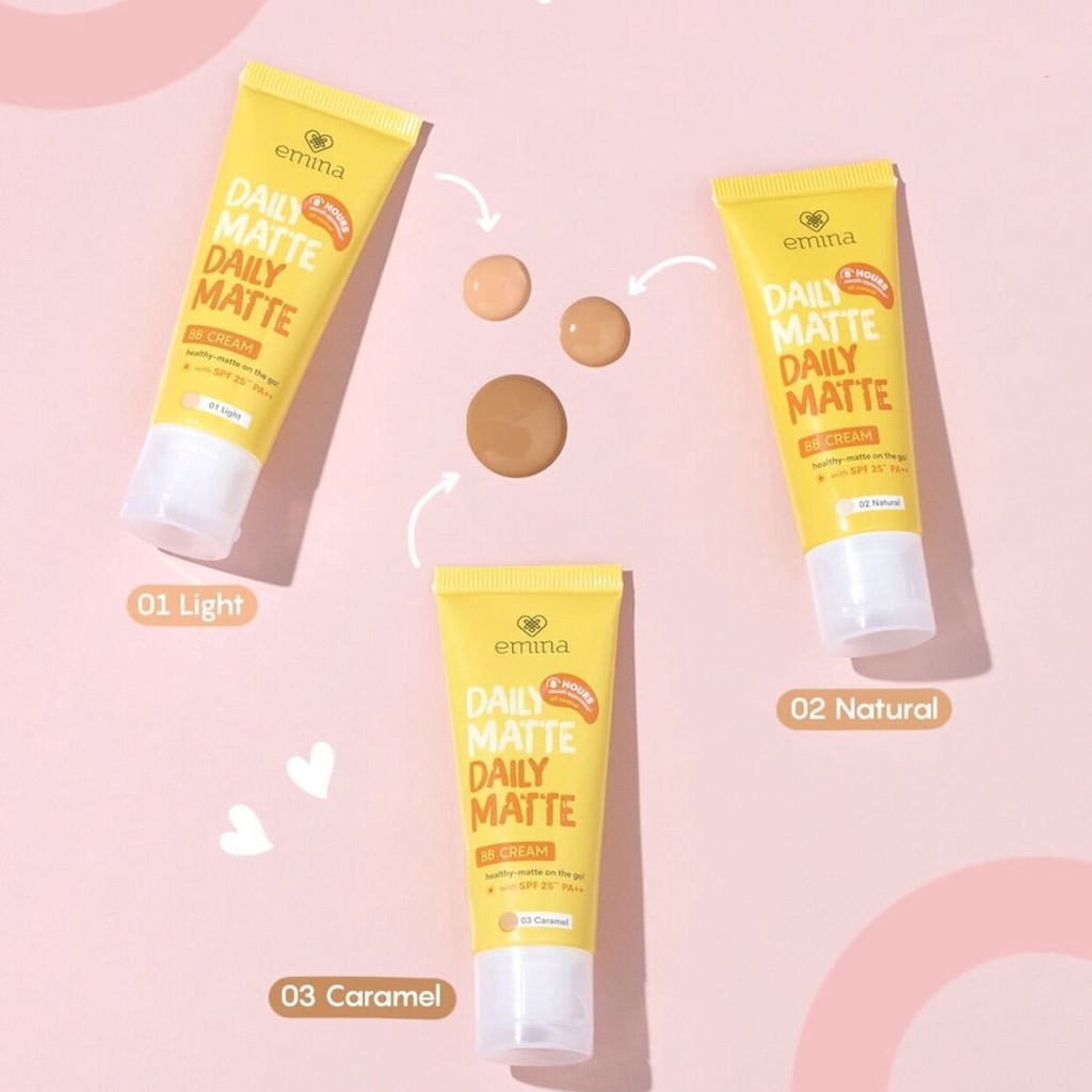 EMINA Daily Matte BB Cream 15ml GIRLSNEED77