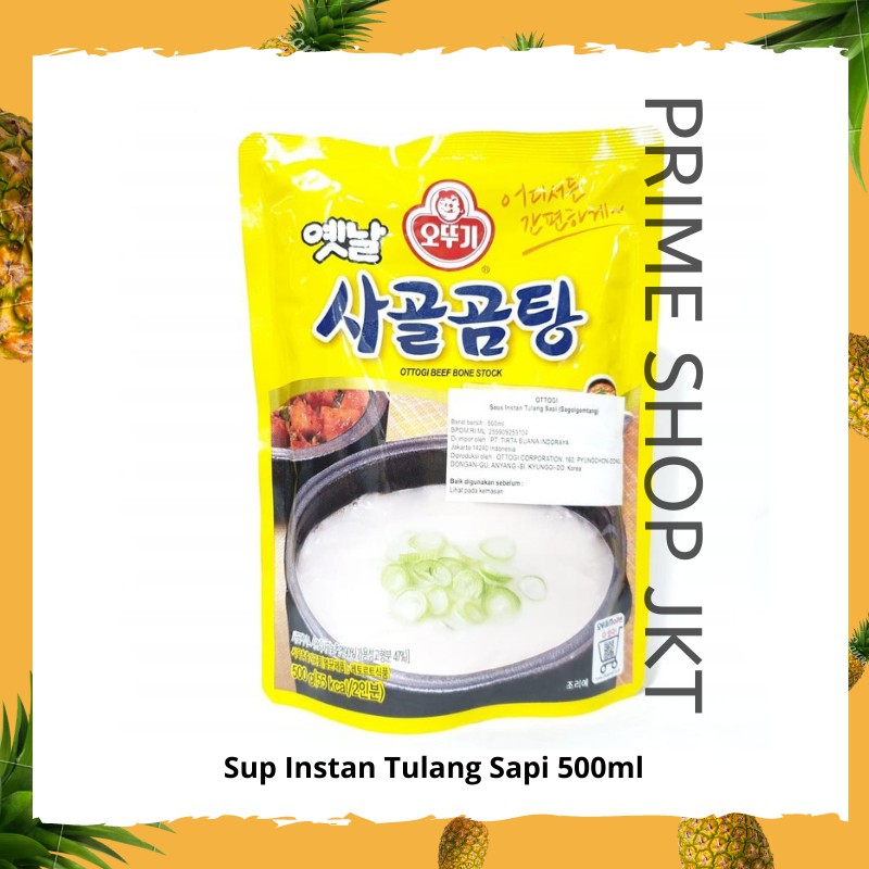 

Ottogi Sagolgomtang 500ml Sop Instan Tulang Sapi Korea Kaldu Beef Bone Stock