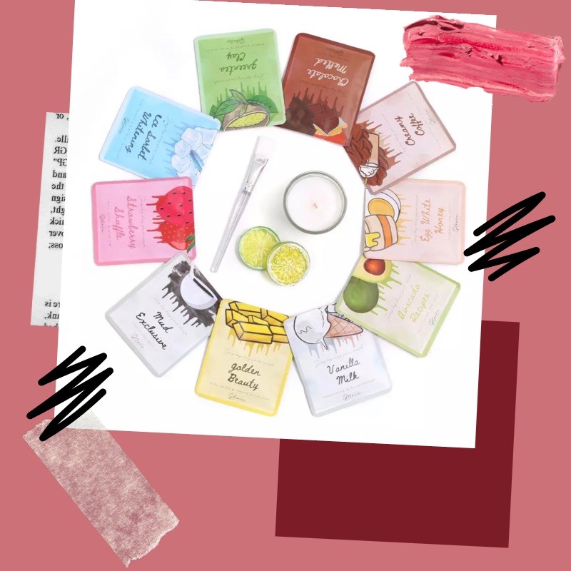 Masker By LEA GLORIA Masker Organik Kemasan Baru 20 Gram