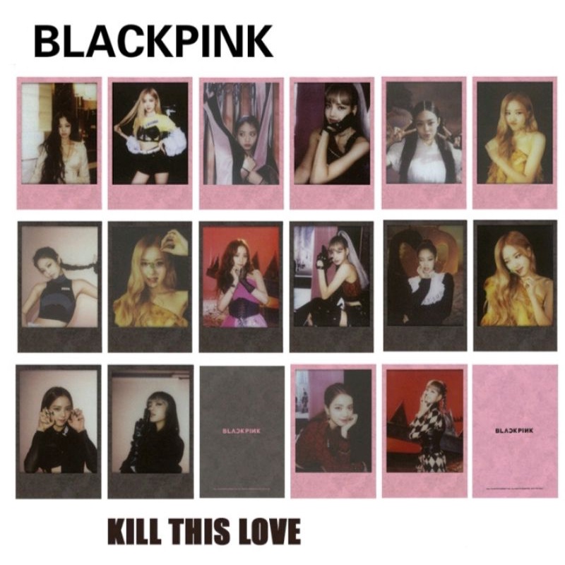 8 pcs/set pc kill this love blackpink unofficial {BOOKED}