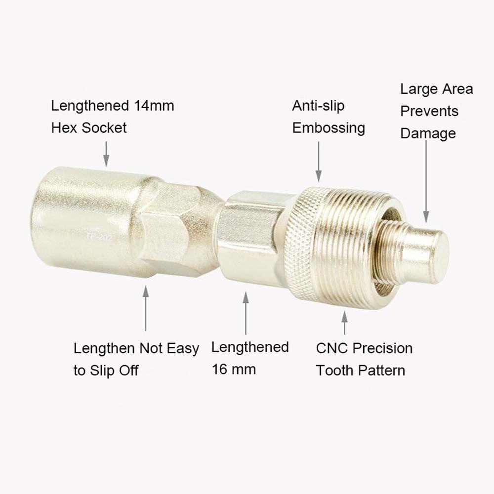 Lanfy Bike Crank Extractor Remove Portable Awet Bracket Bawah Aksesoris Sepeda Crankset Pedal Remover Alat Engkol Ekstraktor Engkol