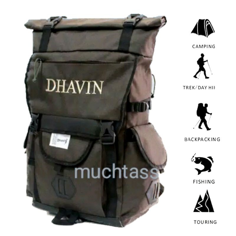 Tas Ransel Semi Carrier Rolltop |Tas Punggung | Tas Pria Ransel | Tas Gunung | Tas Hiking