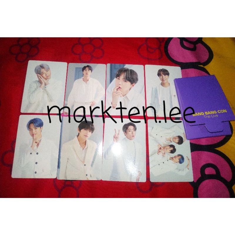 [SHARING] MINI PHOTOCARD BTS BANG BANG CON THE LIVE OFFICIAL - BBC PC MPC YOONGI SUGA photo card