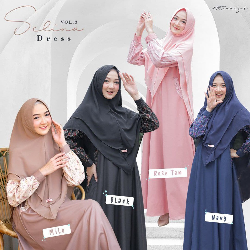 Gamis Selina Terbaru by Attin