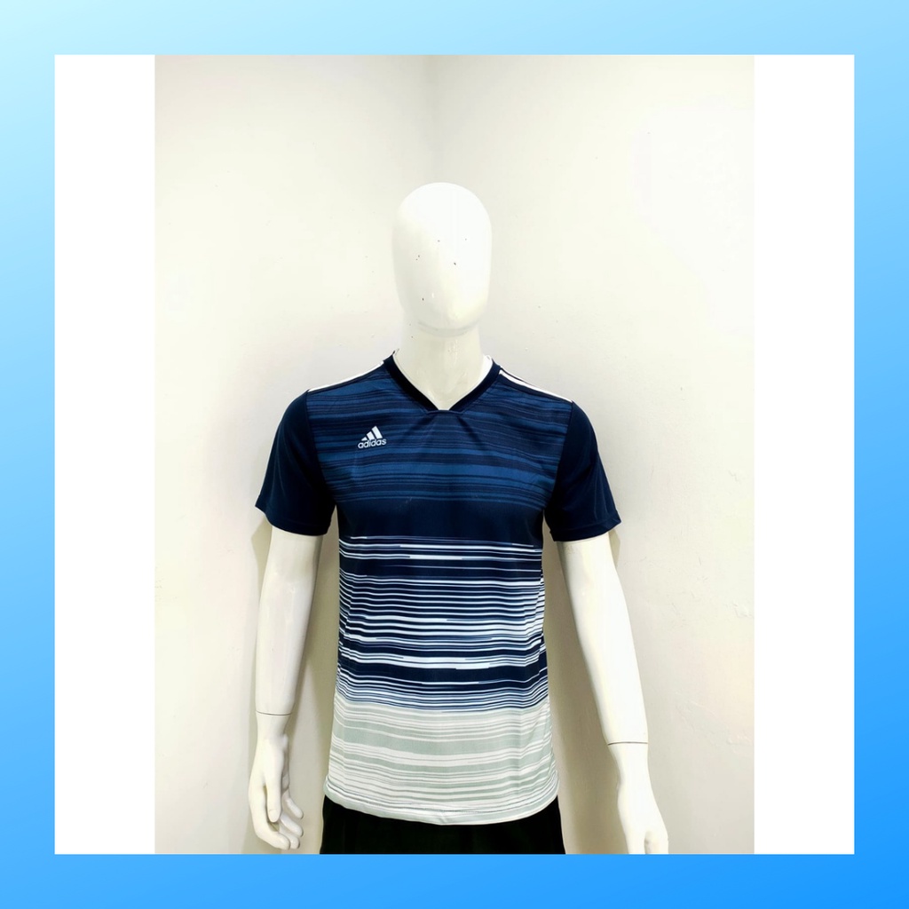 jersey futsal pria kaos sepak bola club baju atasan wanita dewasa t-shirt seragam custom jersy outfit klub olahraga kostum jarsey soccer pakaian oblong sports suit apparel AD163 navy