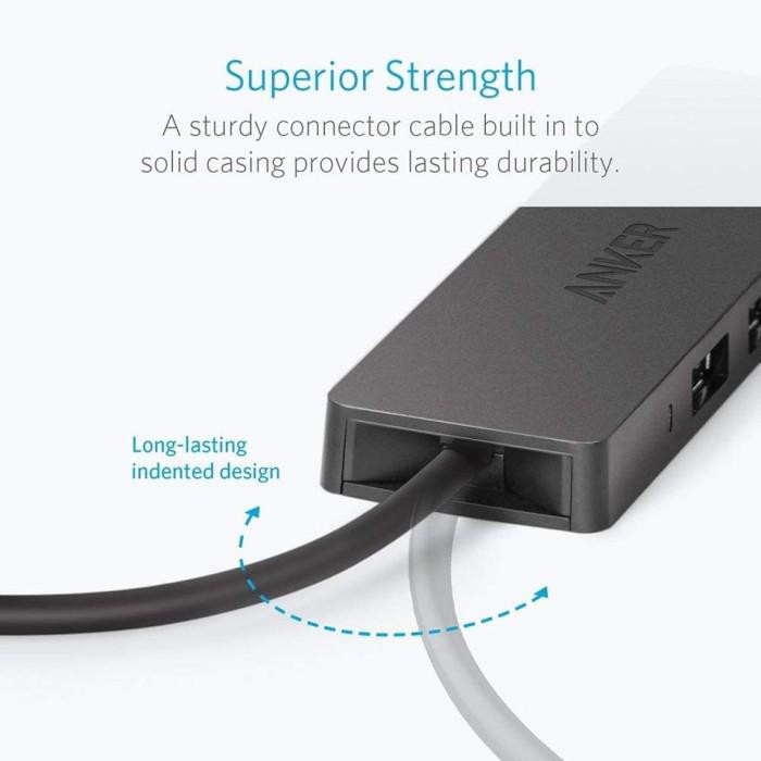 Anker Ultra Slim 4 Port USB HUB SKU : A7516