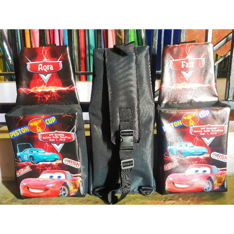 Tas cros body bag souvenir gambar printing castem. Free desain gambar