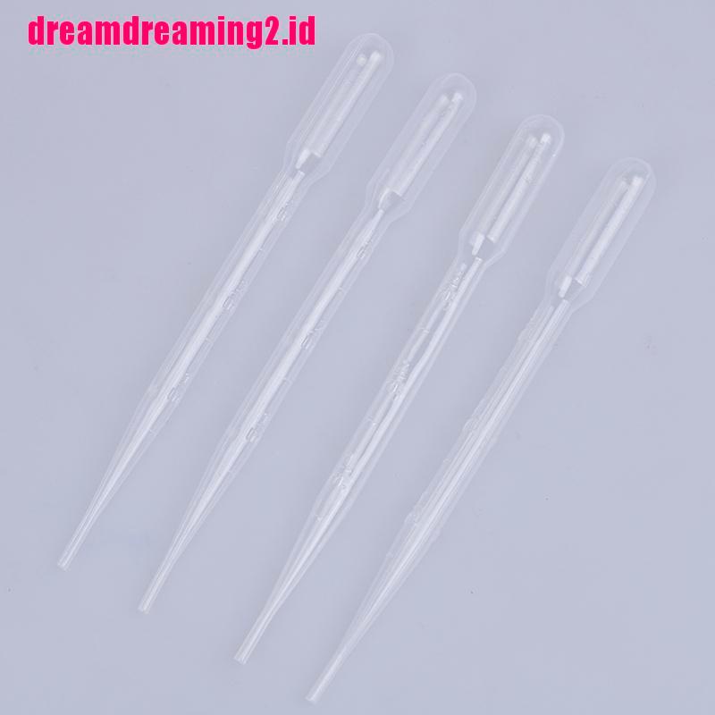 （✔✔❤4pcs Pipet Tetes Cat Bahan Plastik Ukuran 3ml