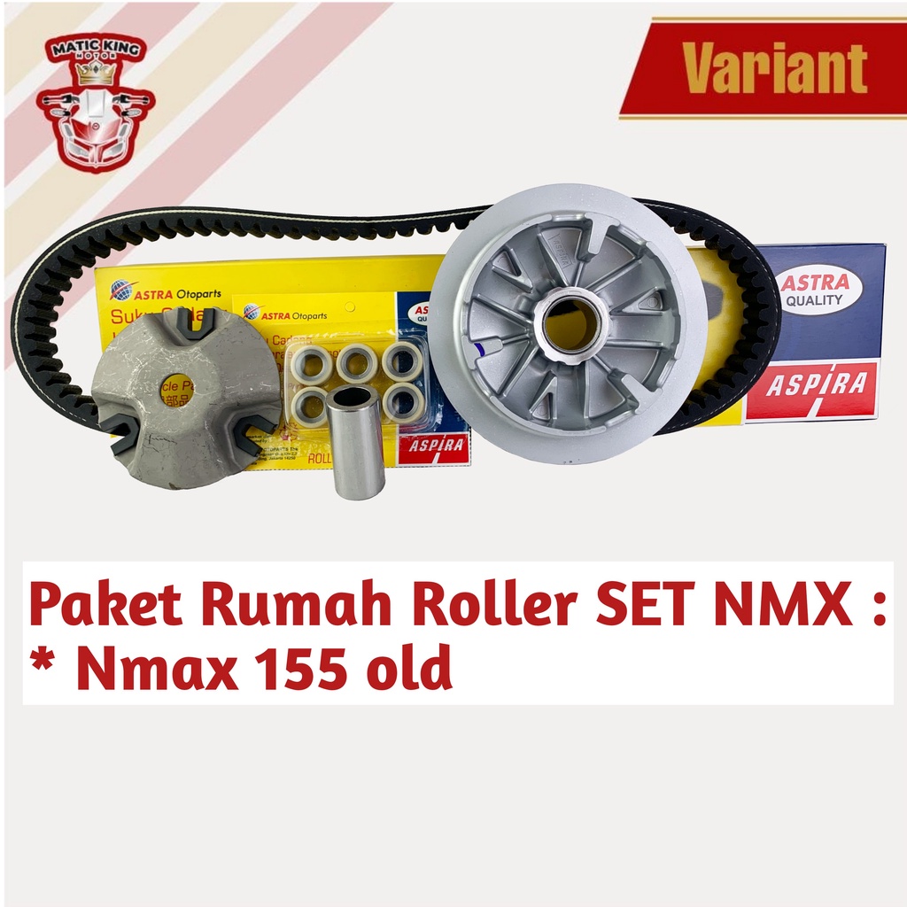 Paket Rumah Roller Bosh Vanbelt  Roller Yamaha Mio M3 S Z Freego Fino X Ride Soul GT 125 ASPIRA ASTRA OTOPARTS