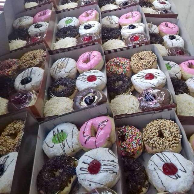 

Donut Roti Jabrig Asli Produk Mentari Bandung isi 6pcs