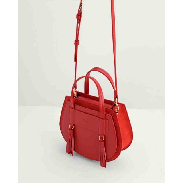 SALE TAS PEDRO | Micro Top Handle Tasselled Bag