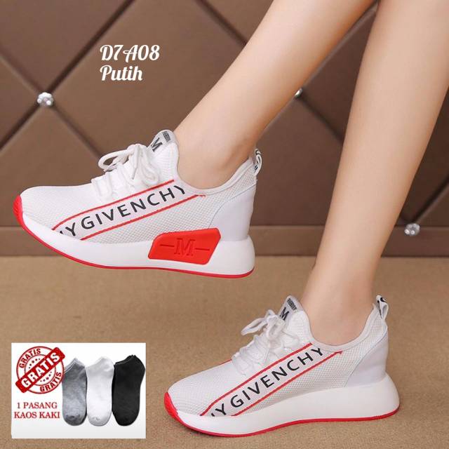 SEPATU WEDGES WANITA IMPOR KOREA D7A08