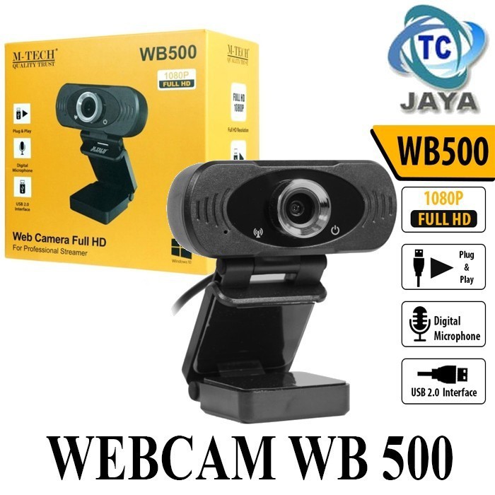 Webcam M-TECH HD1080 WB 500