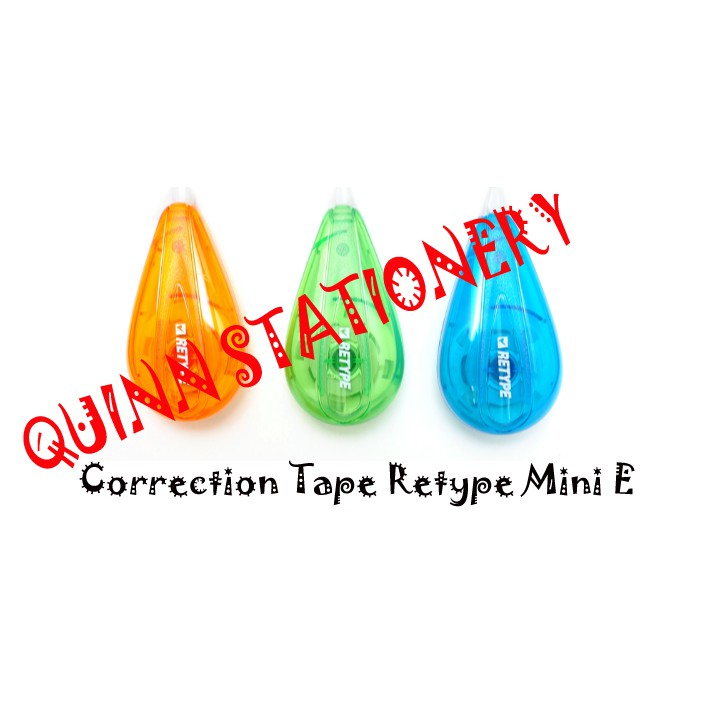 

TIP-EX KERTAS / CORRECTION TAPE RETYPE MINI E