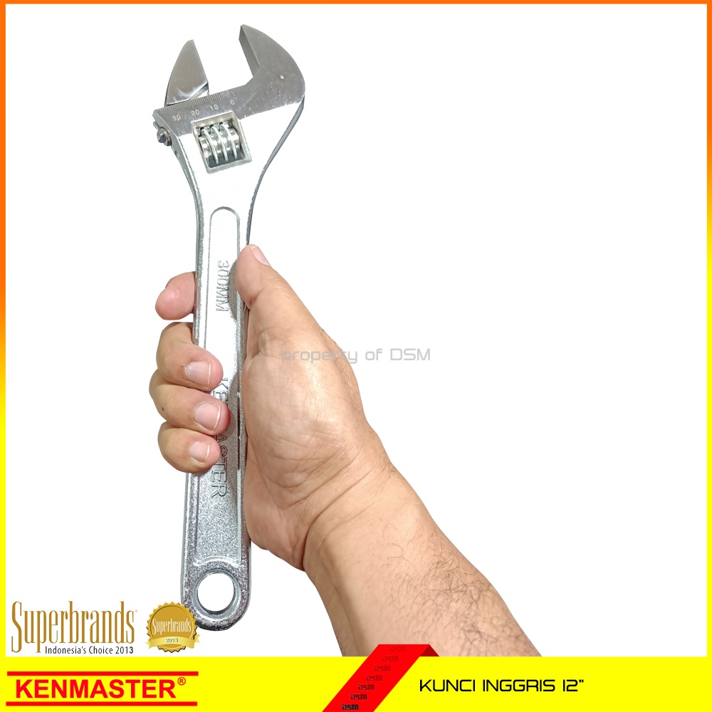 Kenmaster Kunci Inggris 12&quot; / Adjustable Wrench