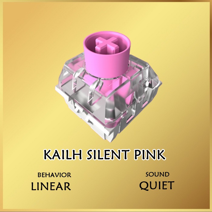 Kailh Silent Pink Mechanical Switch Linear Switch Switches Keyboard