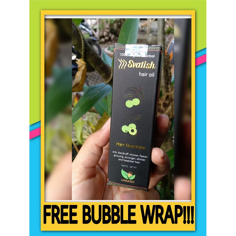 SVATISH MINYAK RAMBUT HERBAL -  KEMIRI -  ZAITUN VARASH ORIGINAL