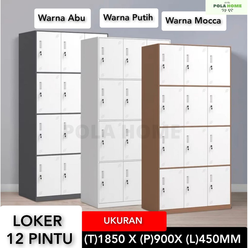 POLA GRATIS ONGKIR &amp; RAKIT LEMARI LOKER LOCKER BESI MULTIFUNGSI