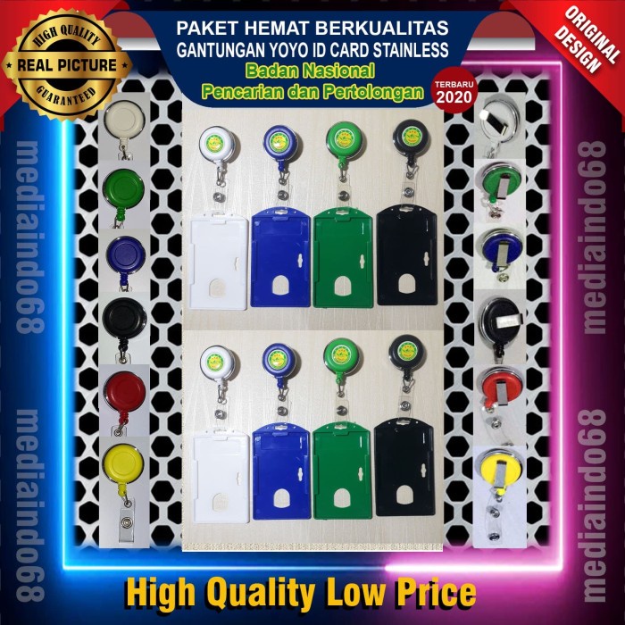 

Aman Yoyo Id Card Putar+Logo Basarnas (Paket Lengkap) Hemat