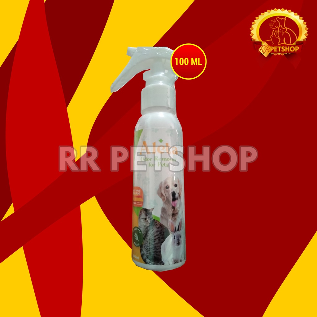 Aleta Pet Odor Remove Penghilang Bau Pipis Kandang Kucing Anjing 100ML