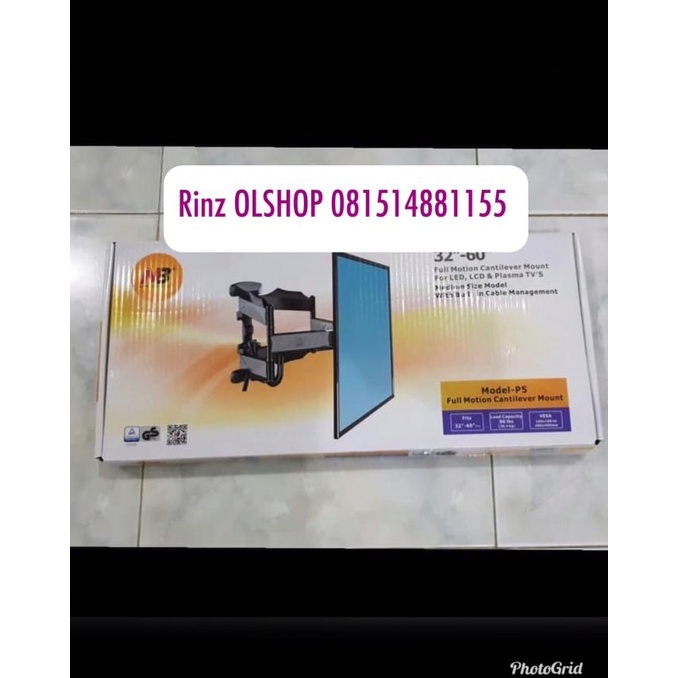 NBP5 BRACKET TV 32-60 NB-P5 NORTH BAYOU BRAKET BREKET Termurah