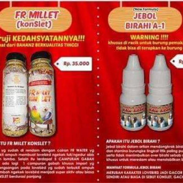 Paket MILET+JEBOL BIRAHI FR JAYA