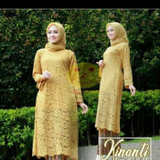 Kebaya kurung brokat /baju kurung /set kebaya brokat / kebaya tunik brokat / brokat murah