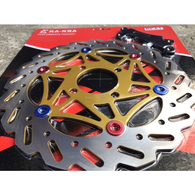 Piringan cakram depan lebar 260mm model gerigi motor beat vario 125/150 scoopy 4 lubang