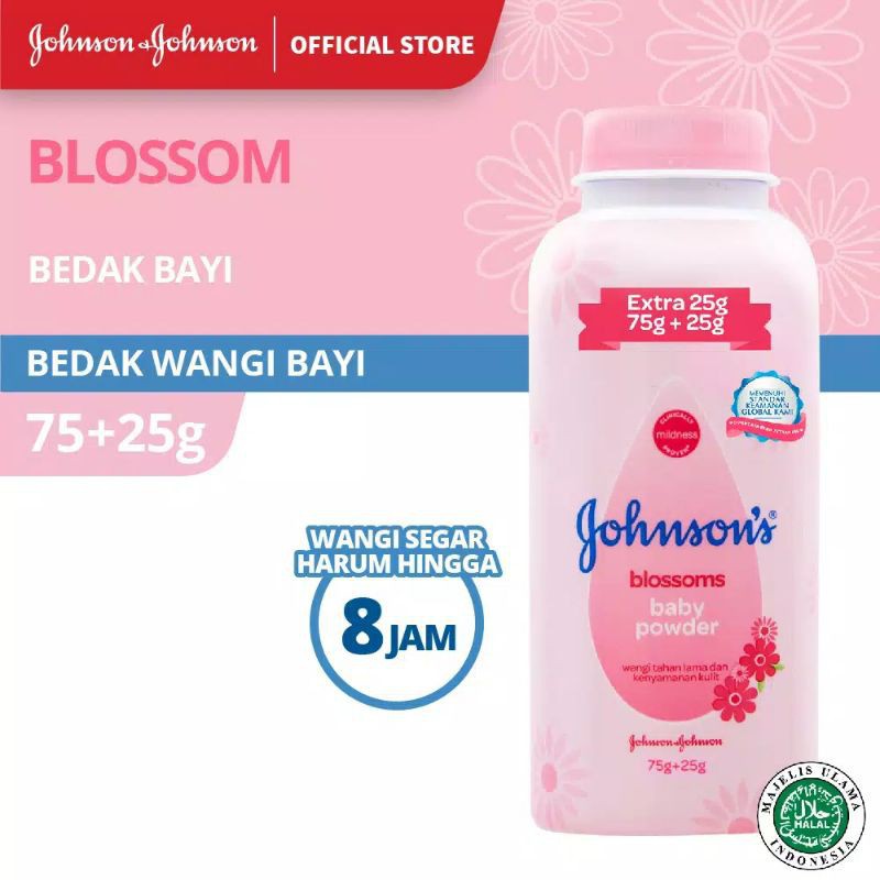 Johnson's baby powder 75g+25g bedak bayi