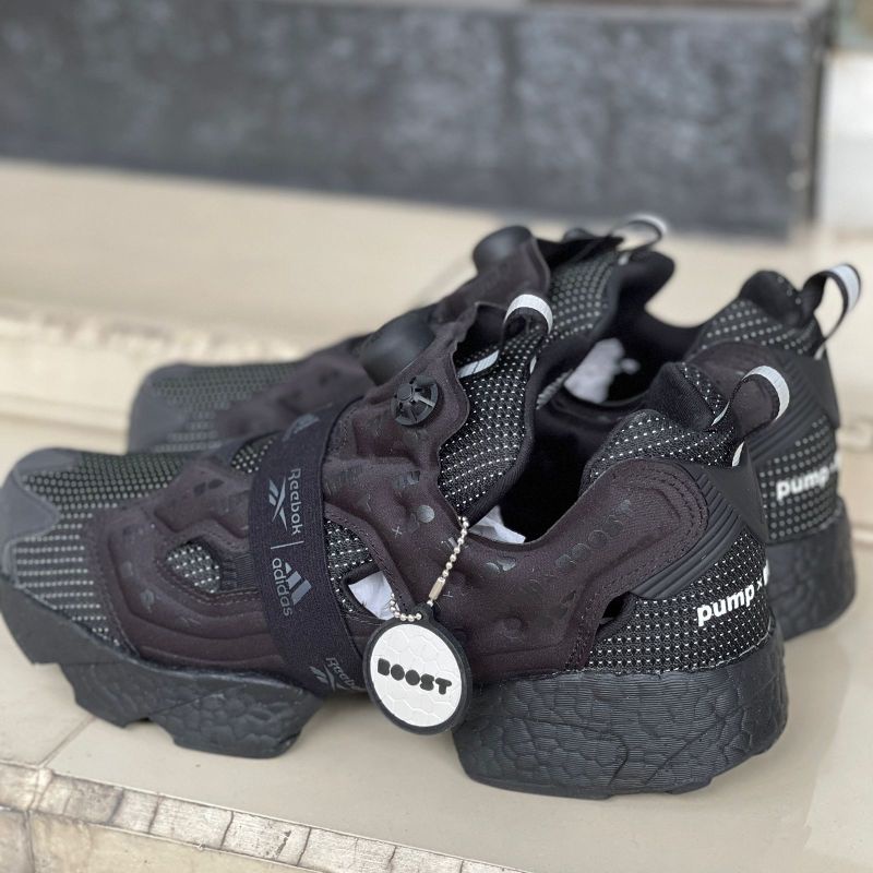 Reebok x Adidas Instapump Fury Boost Triple Black