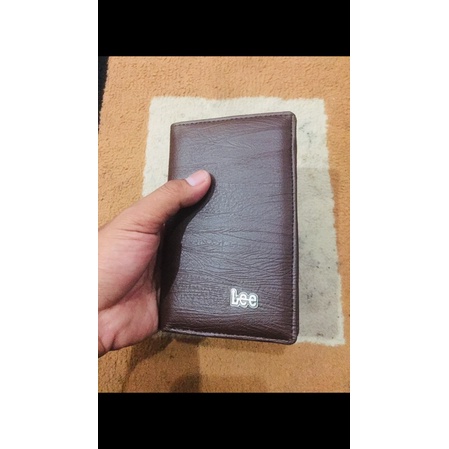 Dompet pria/wanita ukuran tanggung bahan kulit sintetis lokal #dompet #dompetpria #dompetpanjang-Coklat