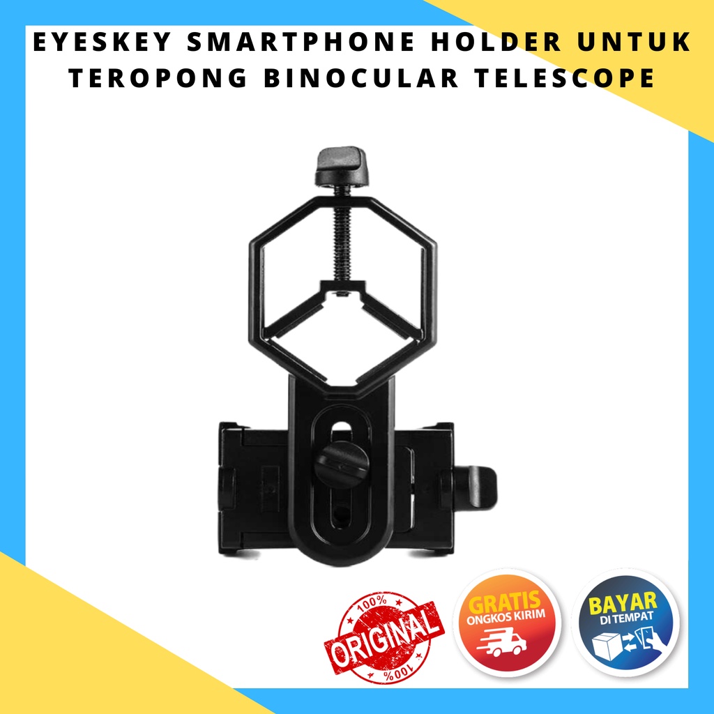 Holder Smartphone Holder untuk Teropong Binocular Telescope - CM4 7RSC2UBK