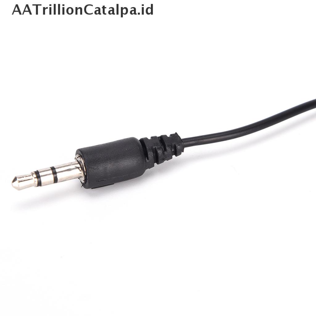 (AATrillionCatalpa) Mikrofon lavalier mini 3.5mm Kualitas Tinggi Untuk pc / laptop