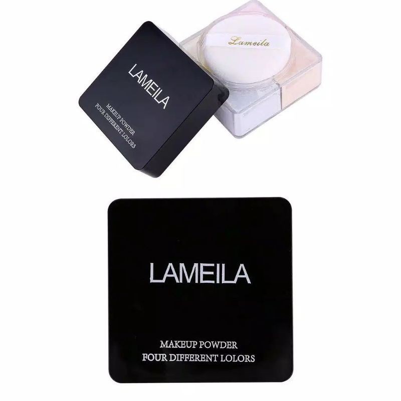 MC-5047 LAMEILA Bedak Tabur 4 Warna Pengontrol Minyak / Anti Air Tahan Lama